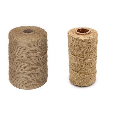 China Bags Wholesale 4 Strand Twisted Jute Rope With Roll Packing for sale