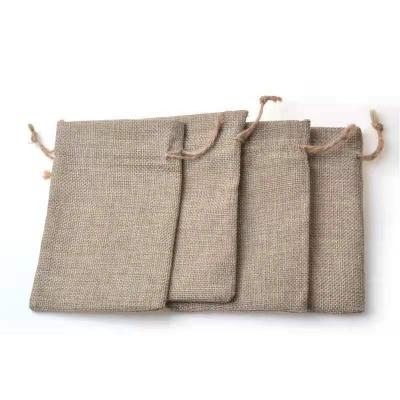 China Wholesale non woven jute drawstring bag gift bag size and LOGO can be customized for sale