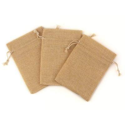 China Eco-friendly Organic Cotton Muslin Canvas Storage Bags Custom Logo Plastic Drawstring Bag Reusable Jute Drawstring Pull String Bag for sale