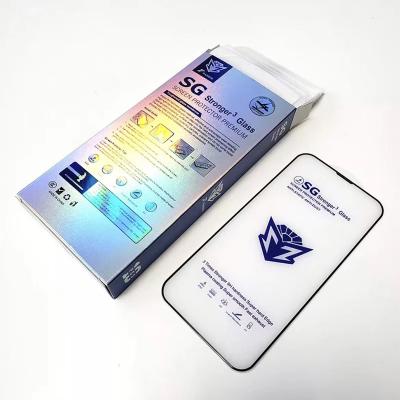 China Wholesale Z Mobile Phone Warrior 3 Screen Protector Full Cover Stronger Dustproof Tempered Glass For Iphone 12 11 pro max for sale