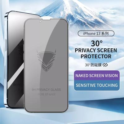 China Mobile Phone For iphone 6 7 8 Gold Anti-spy Armor Privacy Tempered Glass Privacy Screen Anti-peep Protector For iphone 6P 7P 8P for sale