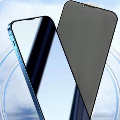 China Cell Phone Full Coverage 9H Privacy Glass Screen Protector For iphone 11 pro Max X XS 8 plus for sale