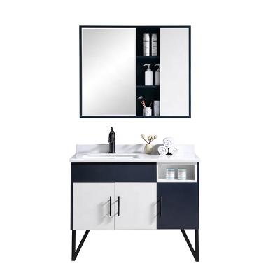 China Water Proof Factory Direct Furniture PVC Hot Sale Modern Bathroom Cabinet for sale