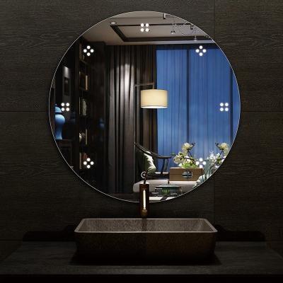 China 2020 hot sale factory direct illuminated round hotel led light bathroom mirror for sale