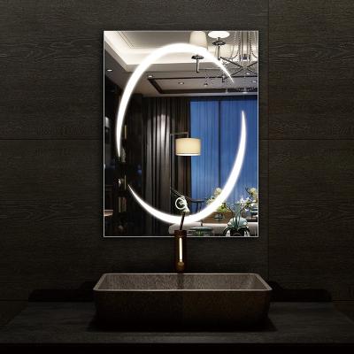 China 2020 New Modern Hotel Bathroom Luxury Illuminated Bathroom Mirror Light Led Lighting for sale