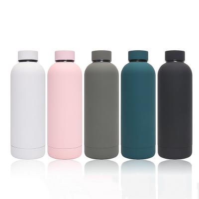 China Business Double Wall Thermos Insulated 304 Stainless Steel Water Bottle Lid Vacuum Water Bottle Sport for sale