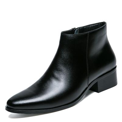 China Durable Top Sale Mens Genuine Leather Winter Wellies for sale