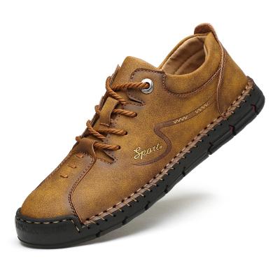 China Damping Rise Shoes Male Sneakers Winter Mens Casual Shoes Genuine Leather Rubber Men Outsole Loafers Breathable Mens Moccasins for sale