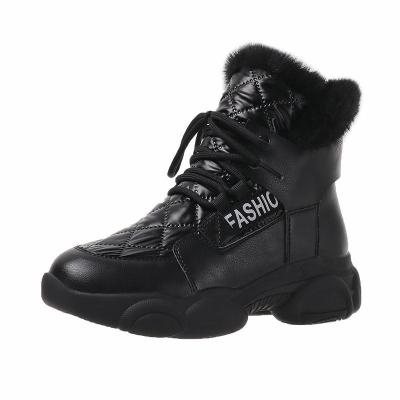 China 2021 Fashion Trend Hot Sale High Boot Shoes Winter Warm Shoes Snow Boots For Women for sale