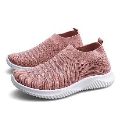 China Custom Made PVC Wholesale China Brand Ladies New Black And Pink Running Sneaker Women Air Cushion Men Sports Lightweight Sport Shoes for sale