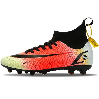 China EVA 2021 Mercurial 141 Design Fashionable Youth Children's Football Shoes Classic High Quality Pointed Soccer Shoes Long Straight Shoes for sale