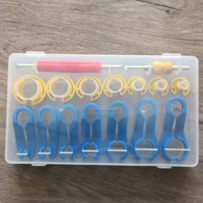 China Car Tire Repair Used Line Disconnect Tool Kit Car Air Conditioning Duct Removal Fuel And Air Conditioning Tool Kit for sale