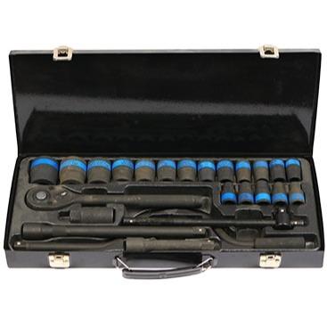 China Automobile Repair Tools Factory Use 24pcs Direct Home Socket Wrench Set Ratchet Handle Socket Set For Repair for sale