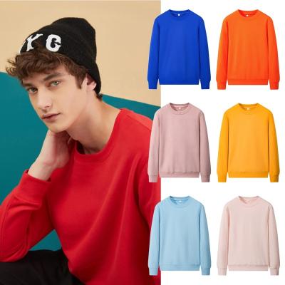 China Anti-wrinkle LUXI factory sweatshirt fashion casual working clothes home plain unisex sweatshirts for sale