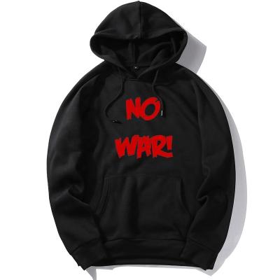 China Anti-Wrinkle LUXI Factory Fleece Hoodies Wish World No War Printing Hoodie Sweatshirts Men And Women for sale