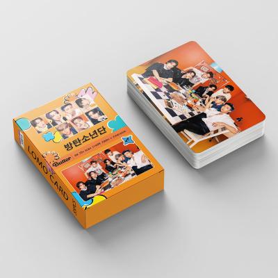 China South Korea Wholesale Bangtan Boys 54pcs/set 55pcs/set Blackpink Twice EXO The Lost Kids Seventeen Card Picture ITZY Mamamoo Aespa Enhypen Lomo for sale