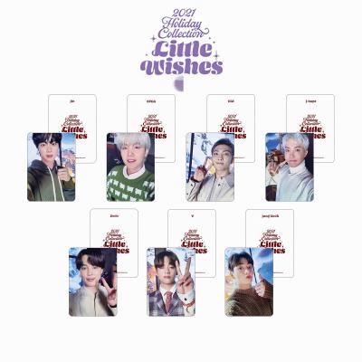 China Wholesale South Korea Small Boys Kpop Bangtan Boys Greeting Christmas Lomo Card Photo Card for sale