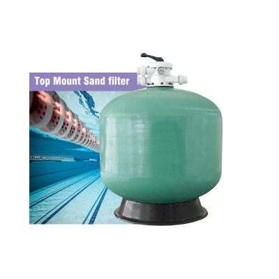 China Make pool water clean; Circulating Water Treatment 1.5/2inch 6 Way Valve Inground Swimming Pool Fiberglass Top Mount Swimming Pool Sand Filter for sale