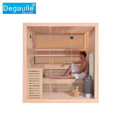 China Indoor Household Pool Sauna Rooms With Sauna Heater for sale