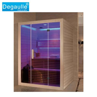 China High quality outdoor household swimming pool 3 person sauna, outdoor sauna for sale, outdoor steam sauna room for sale