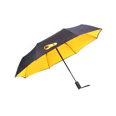 China All In 1 Windproof Colorful Double Layer 23inches 8ribs 3 Folds Automatic Umbrella for sale