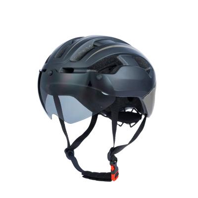 China New Design Safety Motorcycle Helmets Monocle Wholesale Magnetic Half Face Up Helmet Back Visor Mount Filp Led Light For Cycling for sale