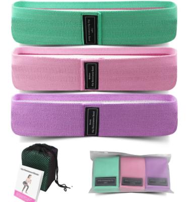 China Durable Thickening Hip Band Adjustable Non-slip Elastic Yoga Buttocks Rings Tension Belt Hip Belt Resistance Lifting Band for sale