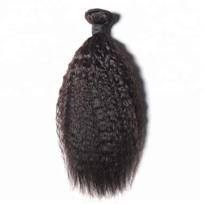 China Big Hair Full Cuticle Stock Fast Shipping Afro Curly Straight Weft Hair Wholesale For Braiding for sale