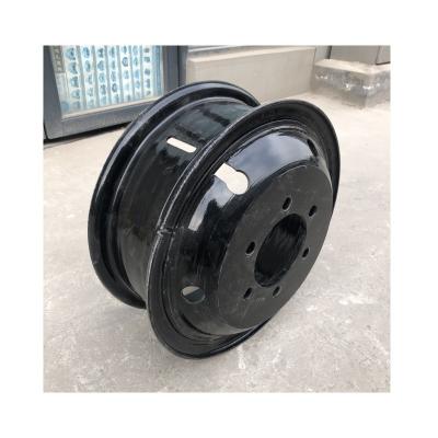 China Steel Customized Black Color Coated Steel Truck Wheel Rim 6.5-20 for sale