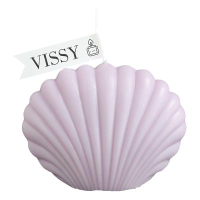 China SYLWAN Anniversaries OEM Creative Romantic Sea Shell Shape Candle for Couples Dating Home Handmade Scented Candle Decoration Wax Candle for sale