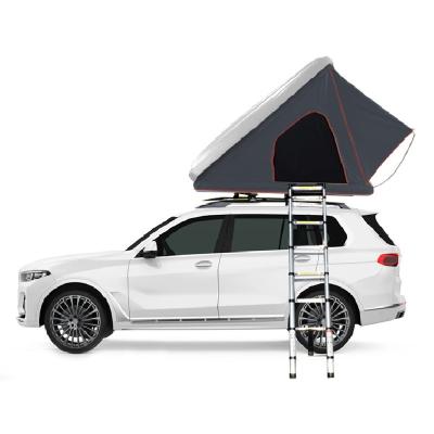 China Diagonal Bracing Type Camping Roof Top Tents Hard Shell Foldable Car Tent For SUV Trucks Overland Travel for sale