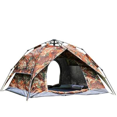 China Instant Automatic Double Layer 3-4 Persons Tent Large Family Camping Outdoor Camping Tent for sale