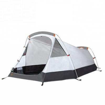 China New Design Cheap High Quality UV Resistant 1-2 Person Double Platform Outdoor Camping Tent for sale