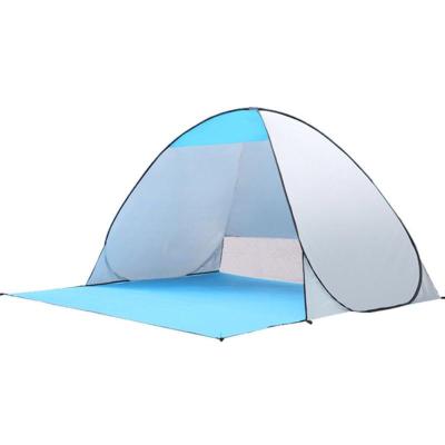 China Diagonal bracing type - 1 - 2 person quick open sunshelter 90% UV-protective pop up beach tent for camping fishing for sale