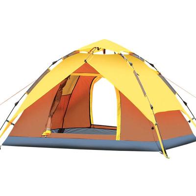 China Instant Hot Selling Double Layer 4 Season 3-4 Person 2s Quick Hydraulic Automatic Open Camping Tent for sale