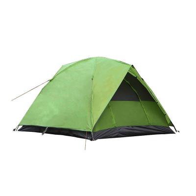 China Custom UV Resistant 3-4 Person Double Layer Hiking Tent Backpacking Tent Family Waterproof Camping Tent for sale