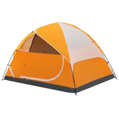 China Extra Large Outdoor Waterproof Cheap Camping Tent 4-6 Person Diagonal Tying Type for sale