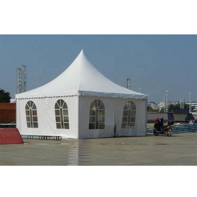 China Mini 5x5 6x6 Wedding PVC Fabric Pagoda Tent For Trade Show for sale