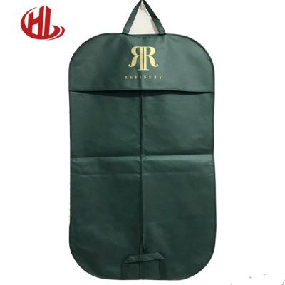 China BUY To Recycle Nonwoven Mens Garment Tote Bag With Gold Color for sale