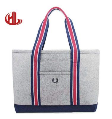 China Recyclable Unisex Adult Medium Felt Tote Bag Custom for sale