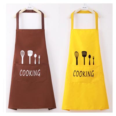 China BUY Custom Quality Polyester Chef Apron Cotton Kitchen Apron for sale