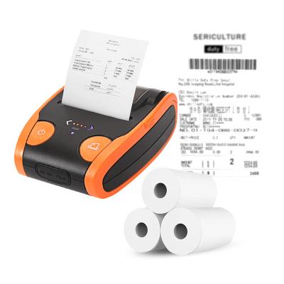 China Hot Selling Mini Printer Portable 58mm 2inch Bluetooth Easy Operation Mobile Thermal Receipt Printer For Google Store APP Various Software. for sale