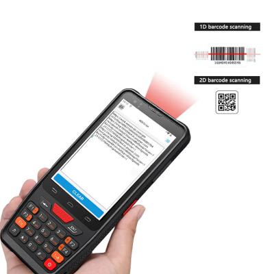 China Handheld Computer Cover Inventory Management Android OS 12.0 3 RAM Rugged Handheld Barcode Scanner PDA For Google Play for sale