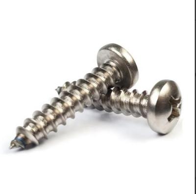 China Pan A2 A4 Stainless Steel Screws Flat Head Stainless Steel Wooden Self Tapping Screw for sale