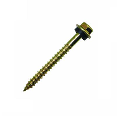 China Pan Roofing Screws Type 17 Point Wood Screw Ruspert Hex Head Wood Tapping Screw for sale