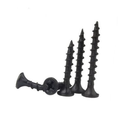 China Bugle harden black 3.5*25 phosphate htread coarse drywall screw for gypsum for sale