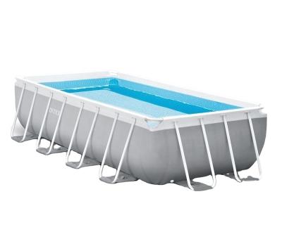 China INTEX 26788 Family Rectangular Prism Indoor Frame Outdoor Above Ground Swimming Pool Set for sale