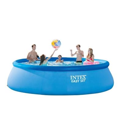 China INTEX 28101 Outdoor Indoor Summer Above Ground Easy Set Inflatable Pool for sale