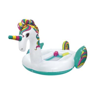 China Indoor Bestway 43228 H2OGO! Pool Game Watersport Accessories Unicorn Party Island Pool Floats Inflatable Platforms for sale