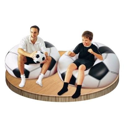 China INTEX 68557 Foldable Child Sports Inflatable Bean Shaped Seat Football Living Room Sofa for sale